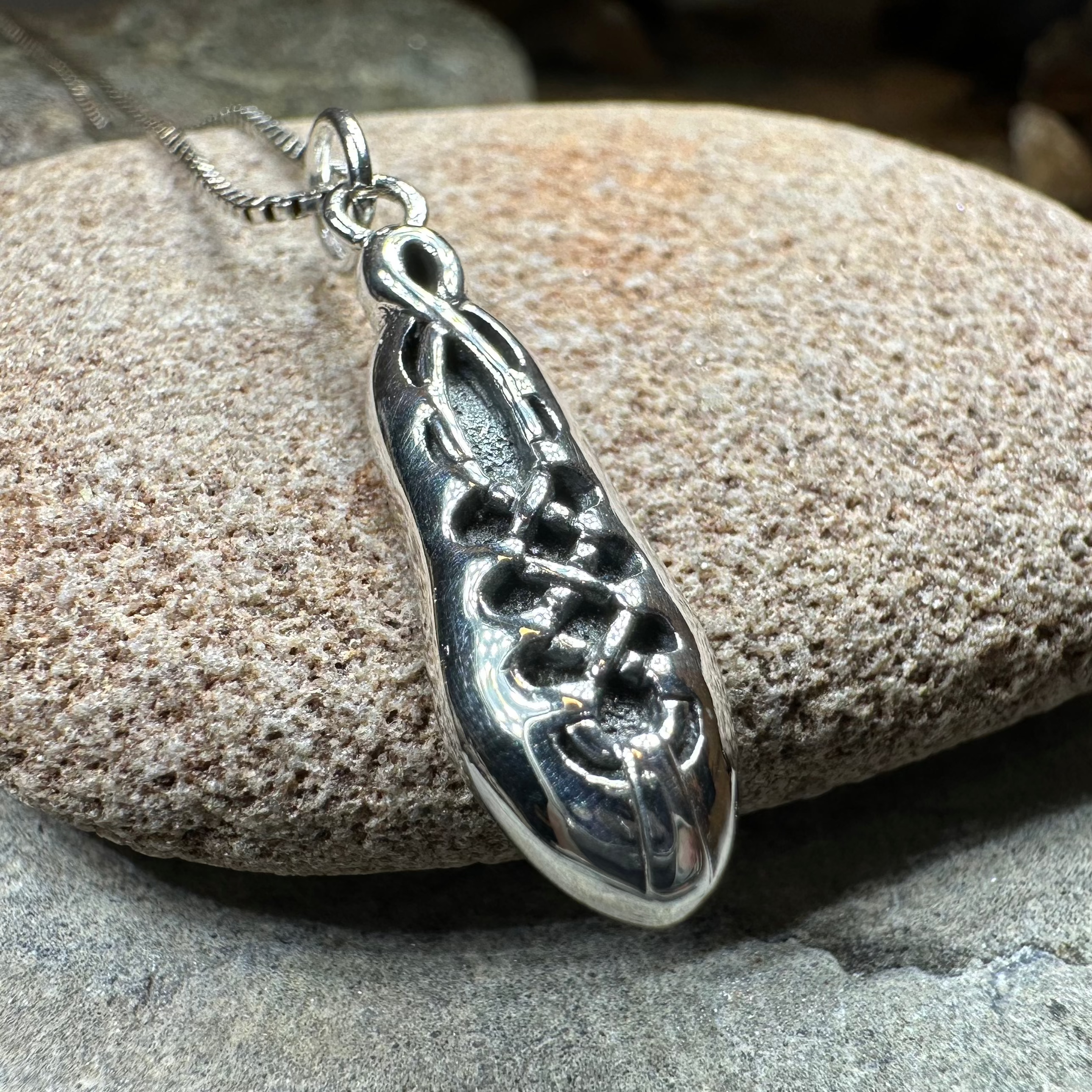 Irish Dance Shoe Silver Necklace
