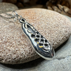 Irish Dance Shoe Silver Necklace