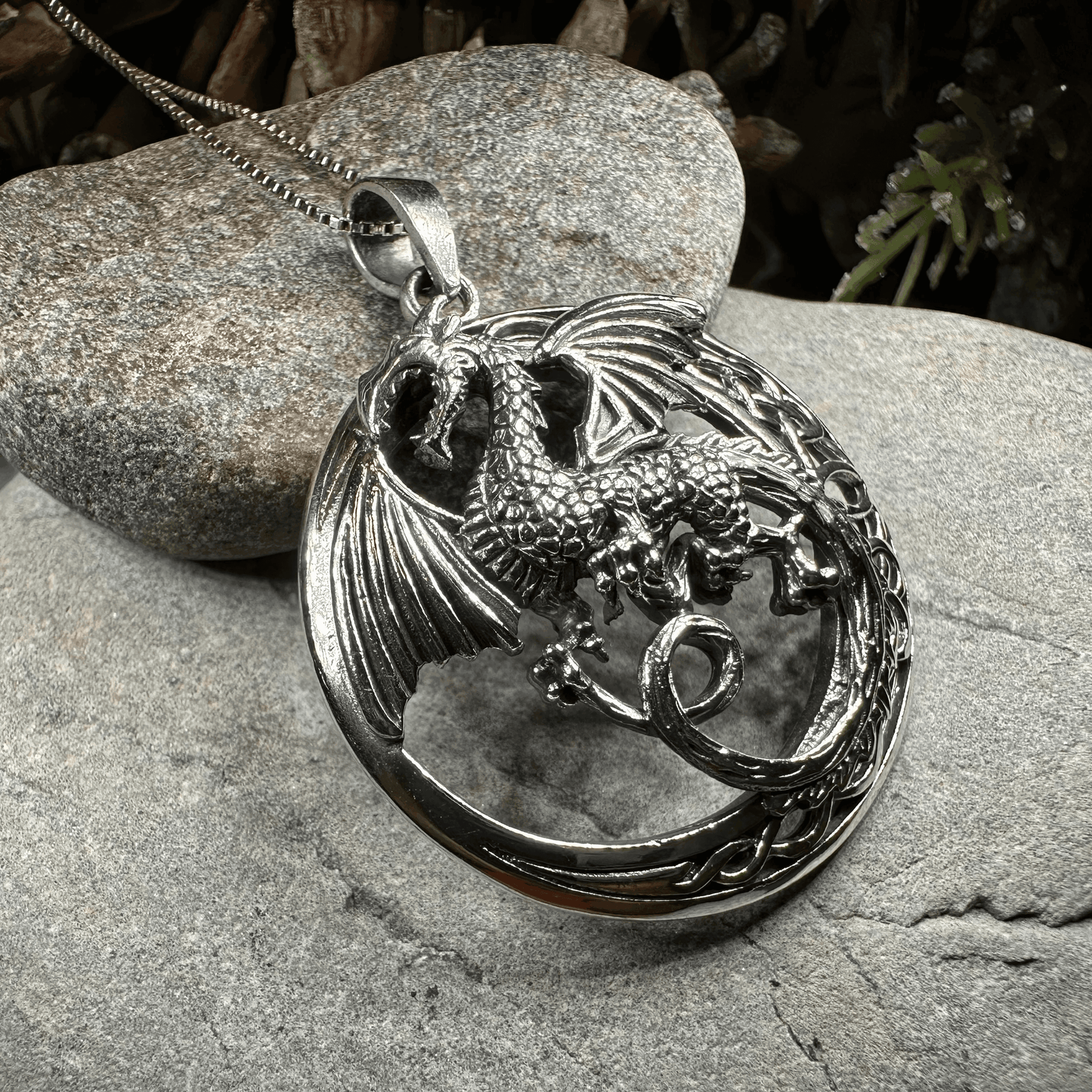 Electra Dragon Moon Necklace - 