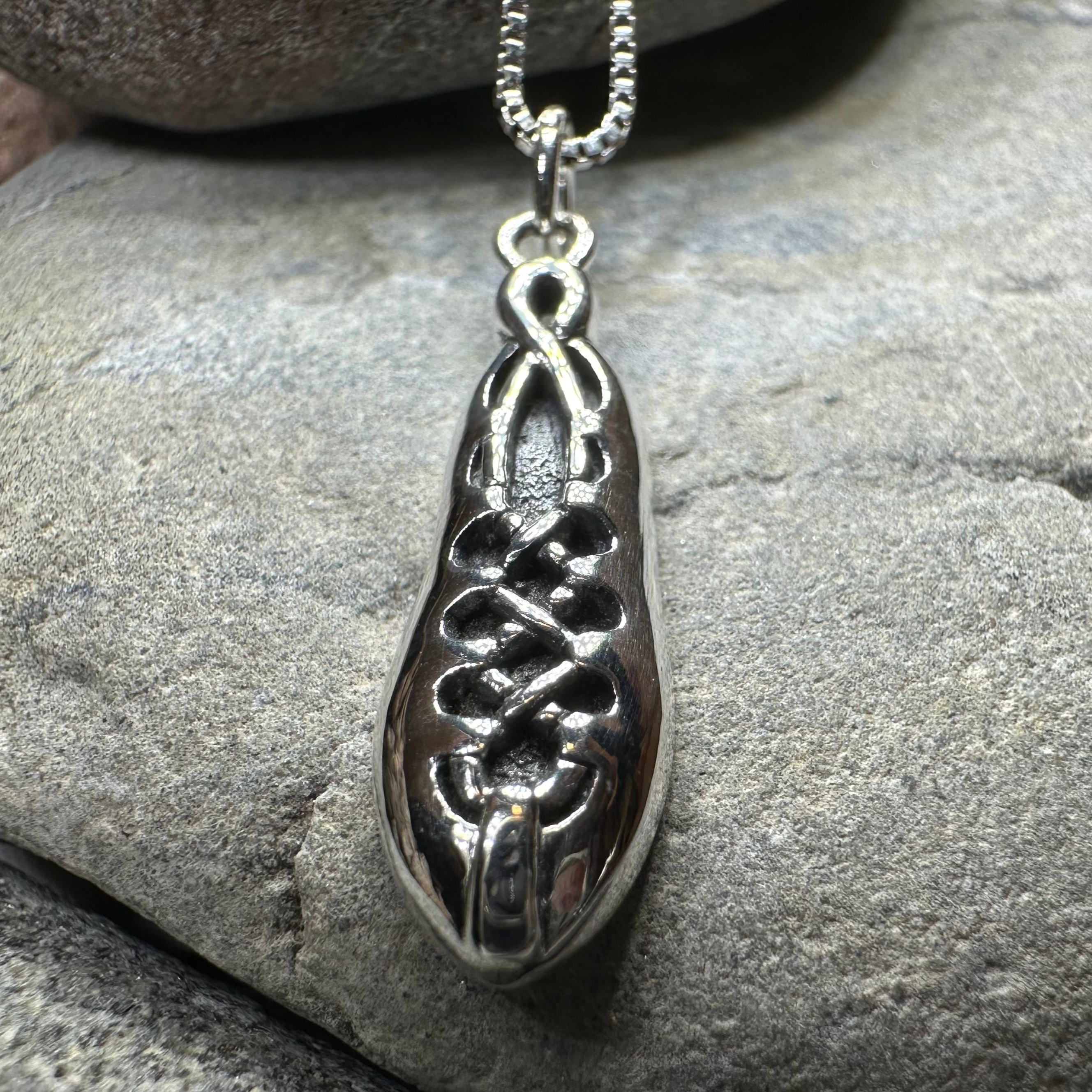 Irish Dance Shoe Silver Necklace