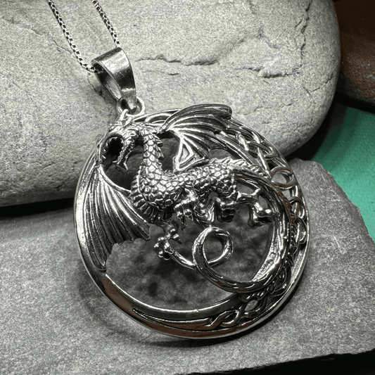 Electra Dragon Moon Necklace - 