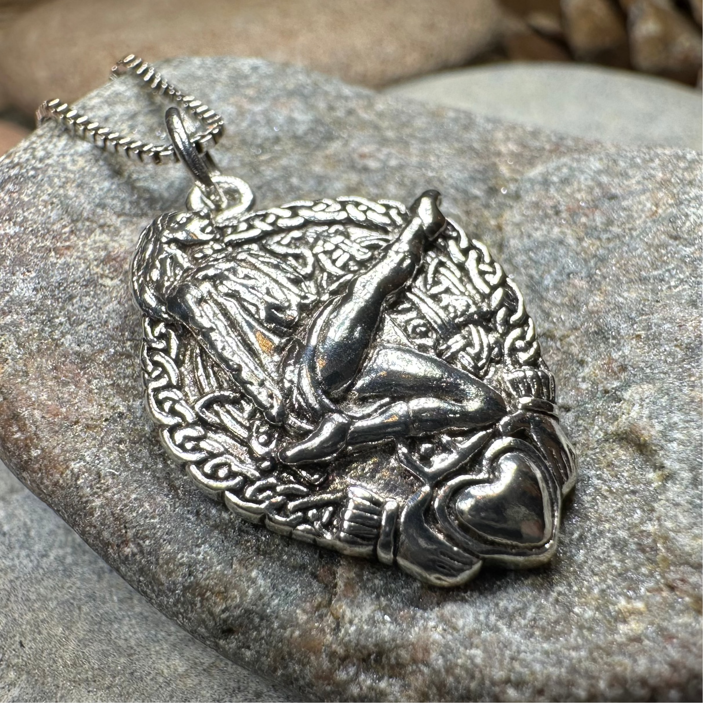 Claddagh Irish Dancer Necklace