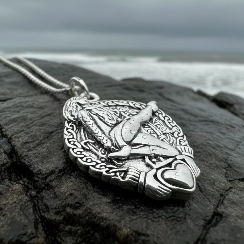 Claddagh Irish Dancer Necklace