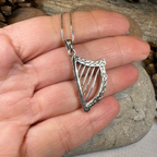 Torlogh Celtic Harp Necklace
