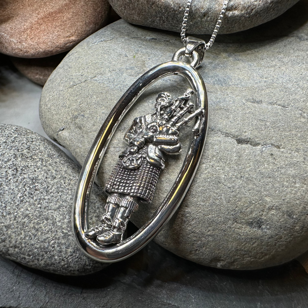 Proud Bagpiper Necklace
