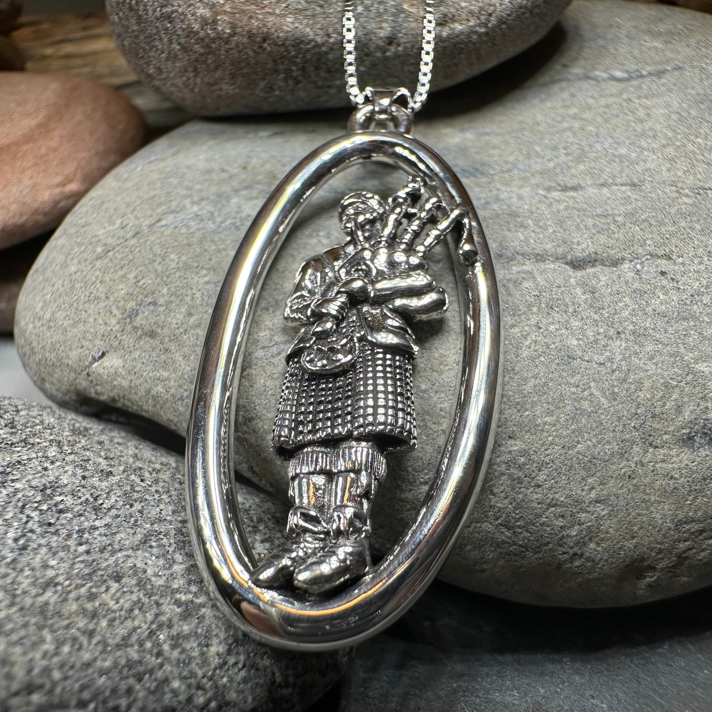Proud Bagpiper Necklace