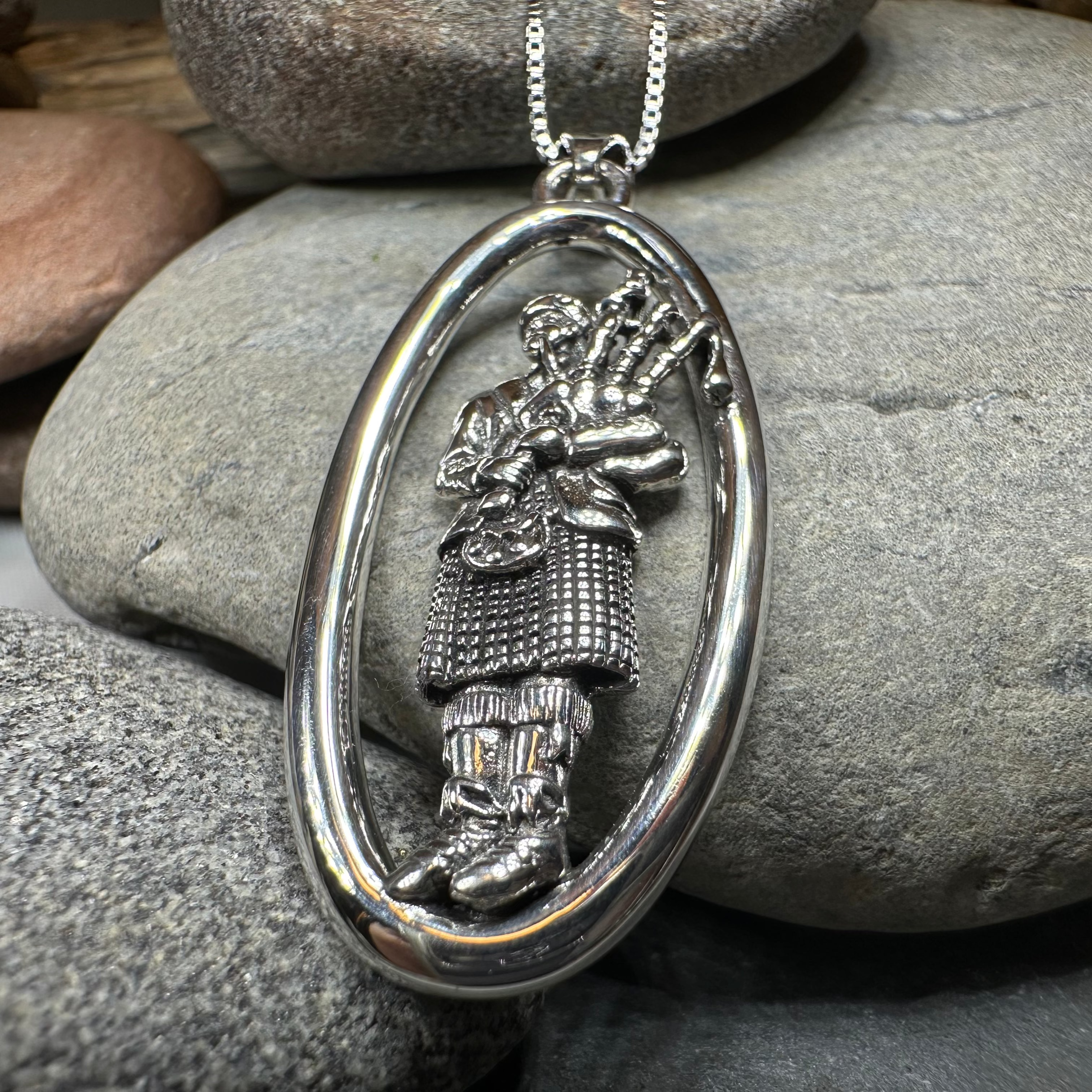 Proud Bagpiper Necklace