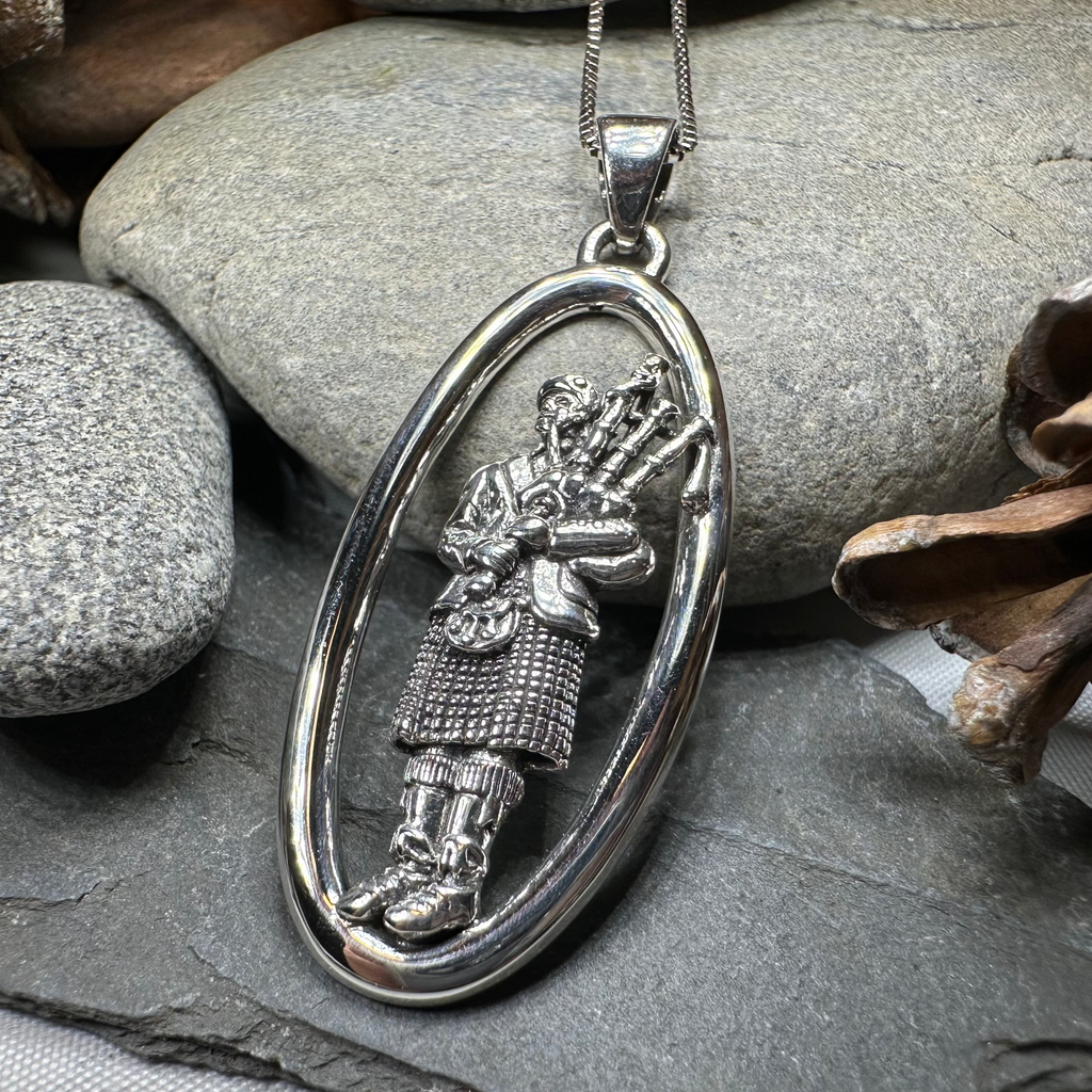 Proud Bagpiper Necklace