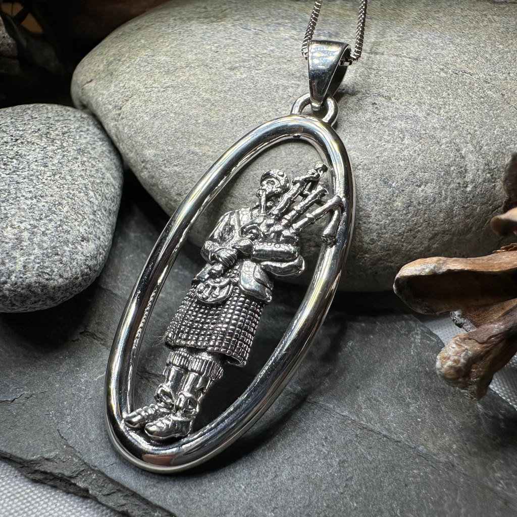 Proud Bagpiper Necklace