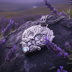 Celtic Oak Green Man Necklace