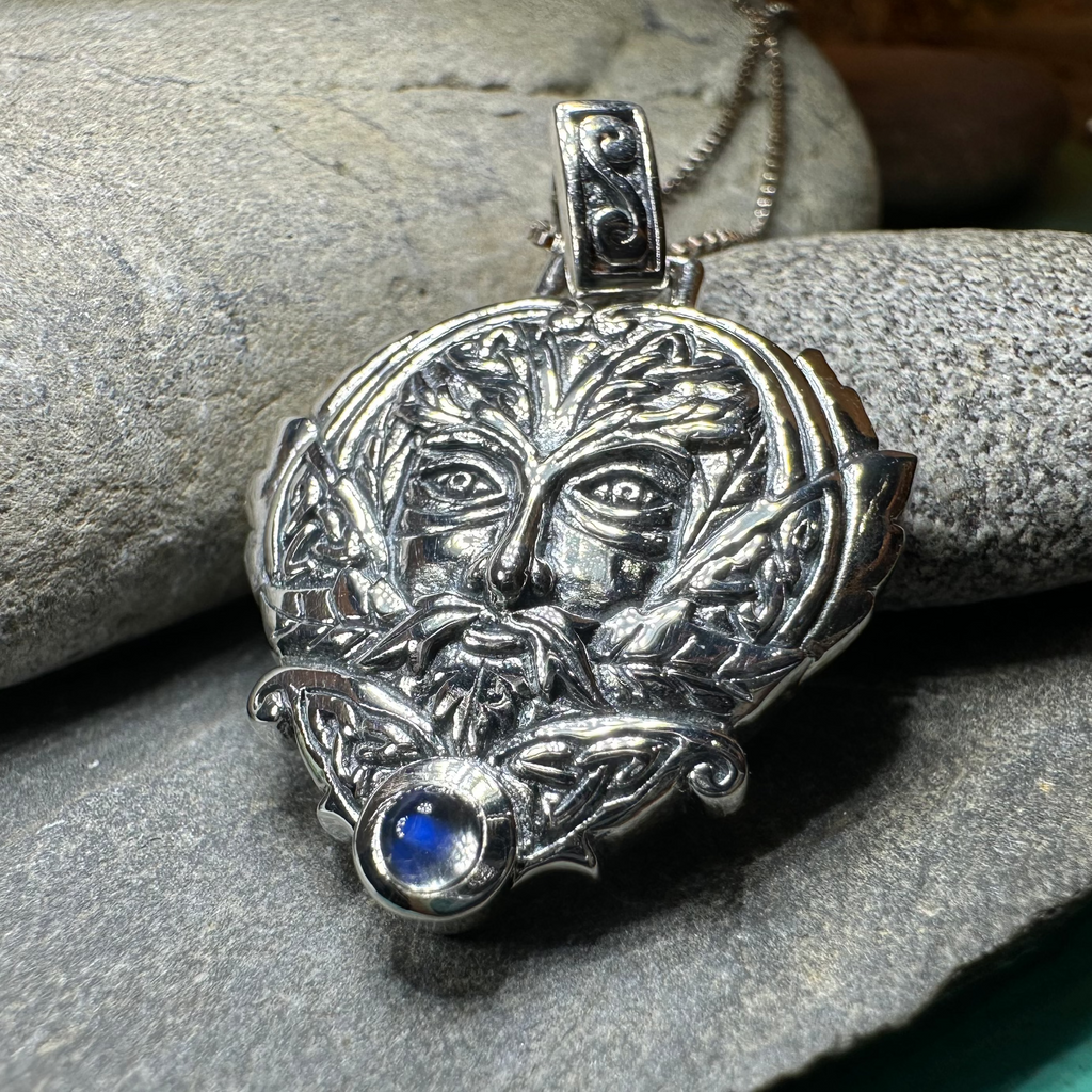 Celtic Oak Green Man Necklace
