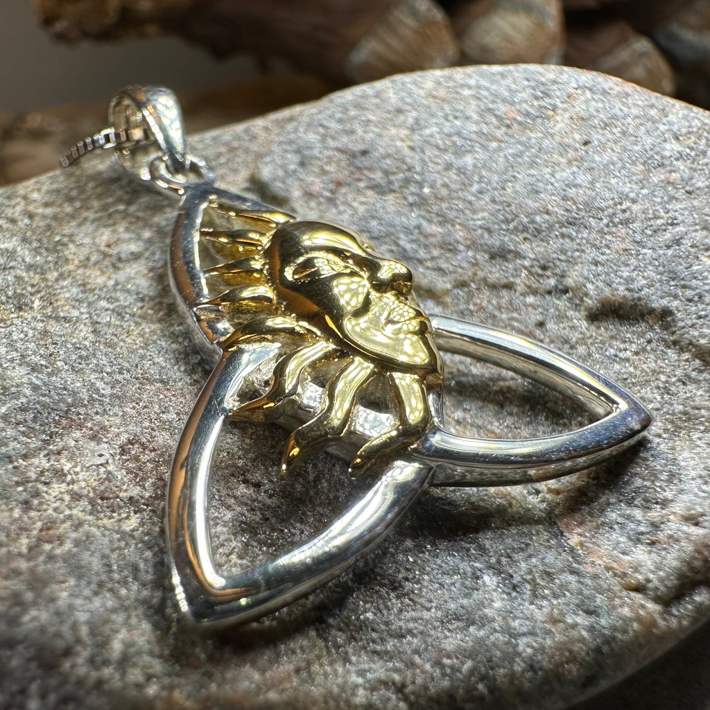 Trinity Knot Sun Necklace