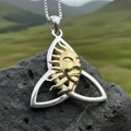 Trinity Knot Sun Necklace