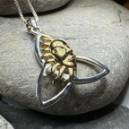 Trinity Knot Sun Necklace