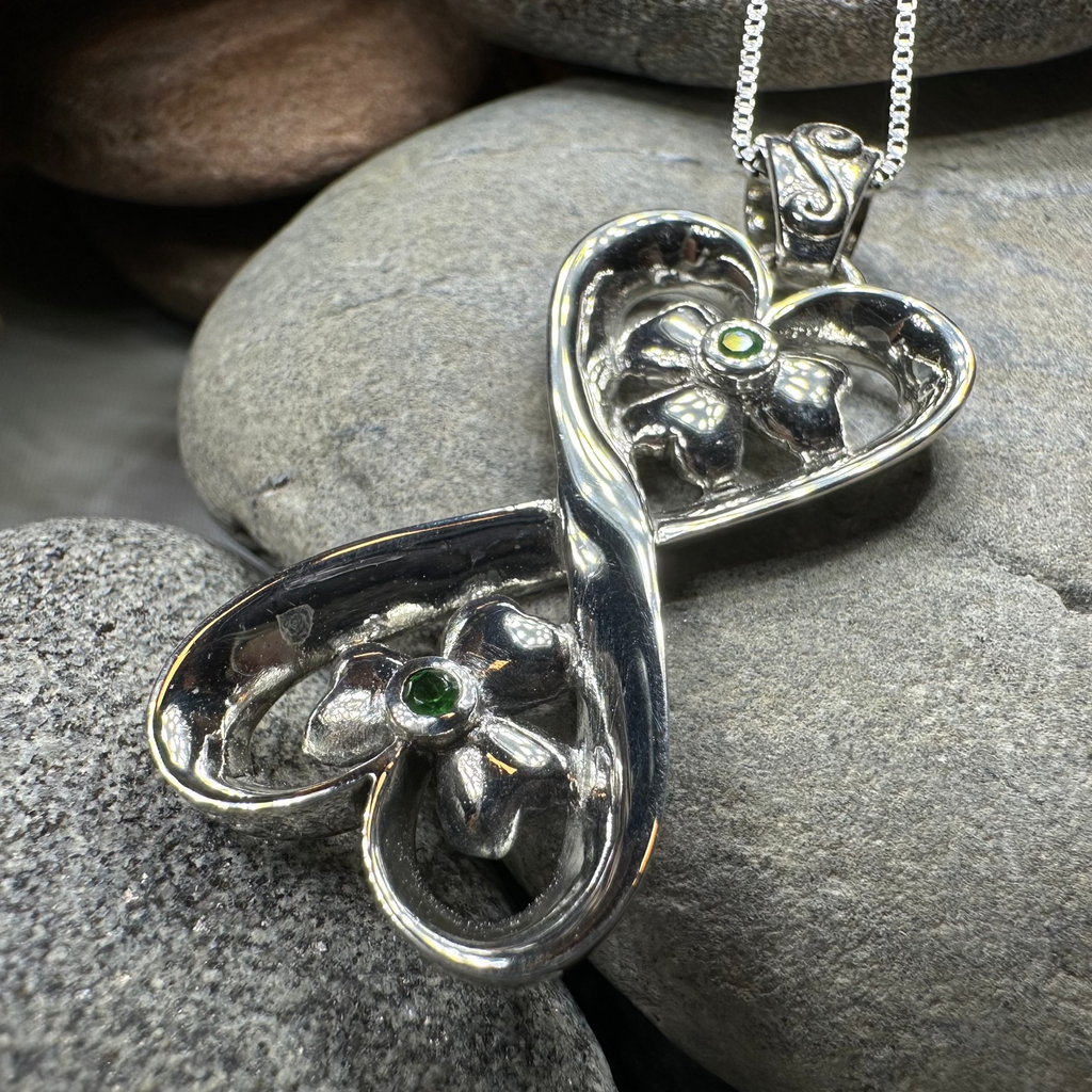 Shamrock Infinity Necklace
