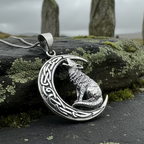 Nocturn Wolf Moon Necklace