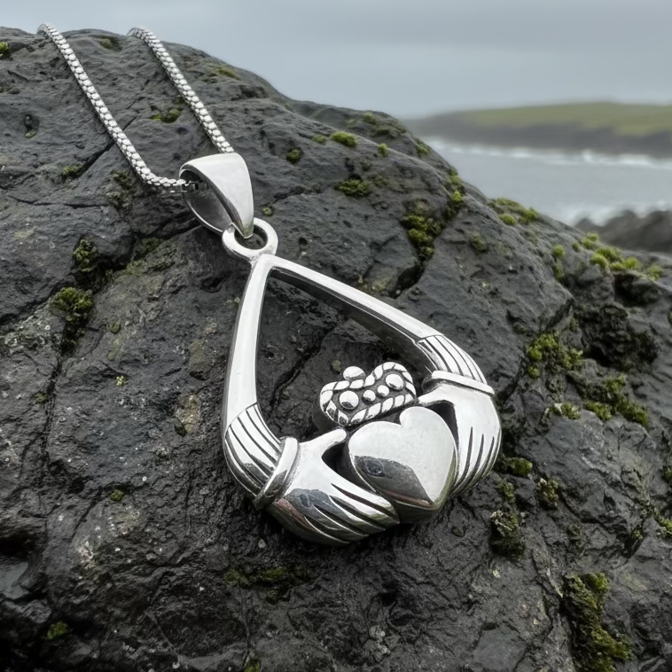 Leandra Claddagh Necklace