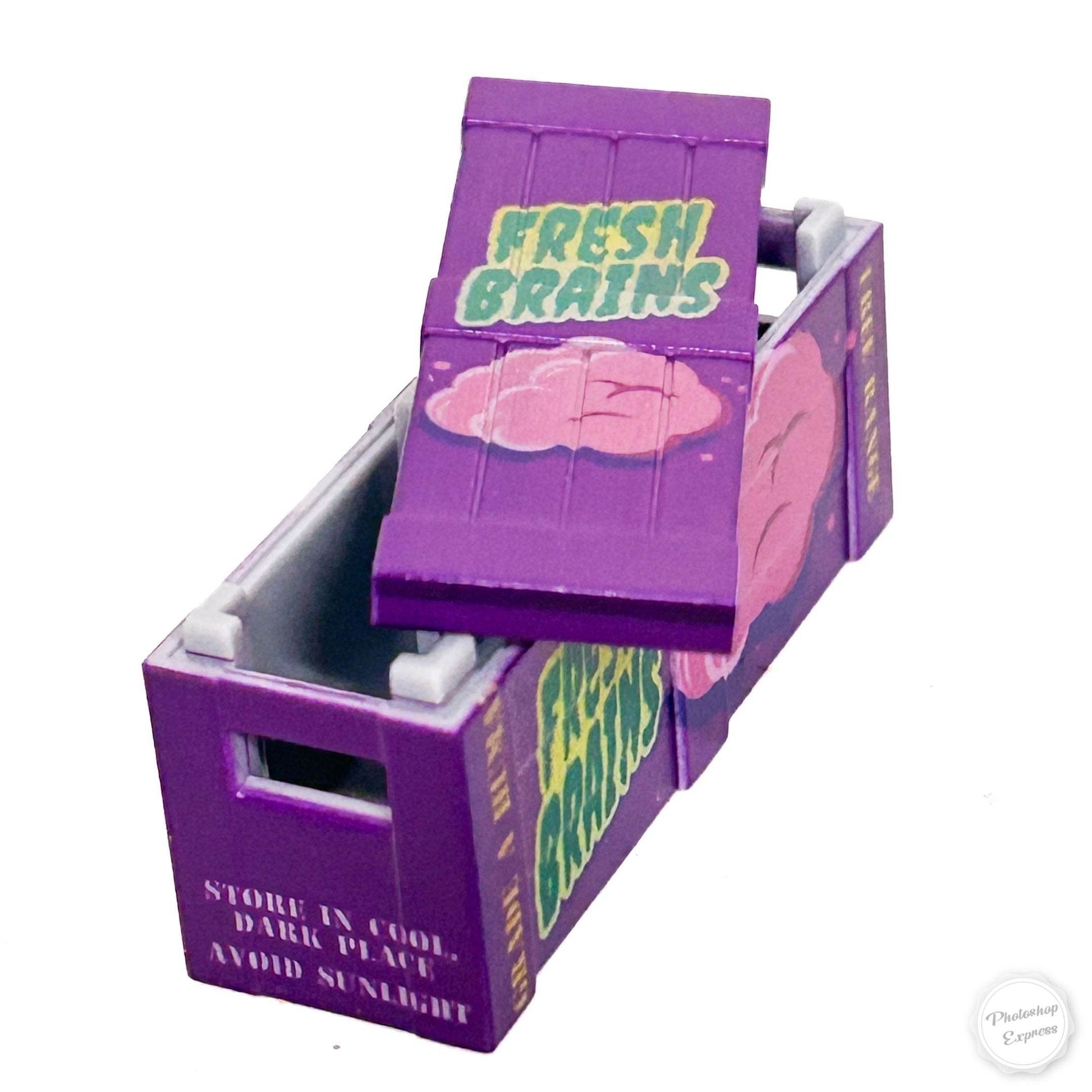 Fresh Brains Zombies BrickArms Crate - B3 Customs - 