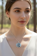 Celestial Wind Moon & Sun Necklace