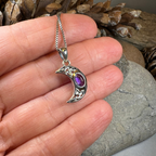 Celtic Crescent Moon Necklace