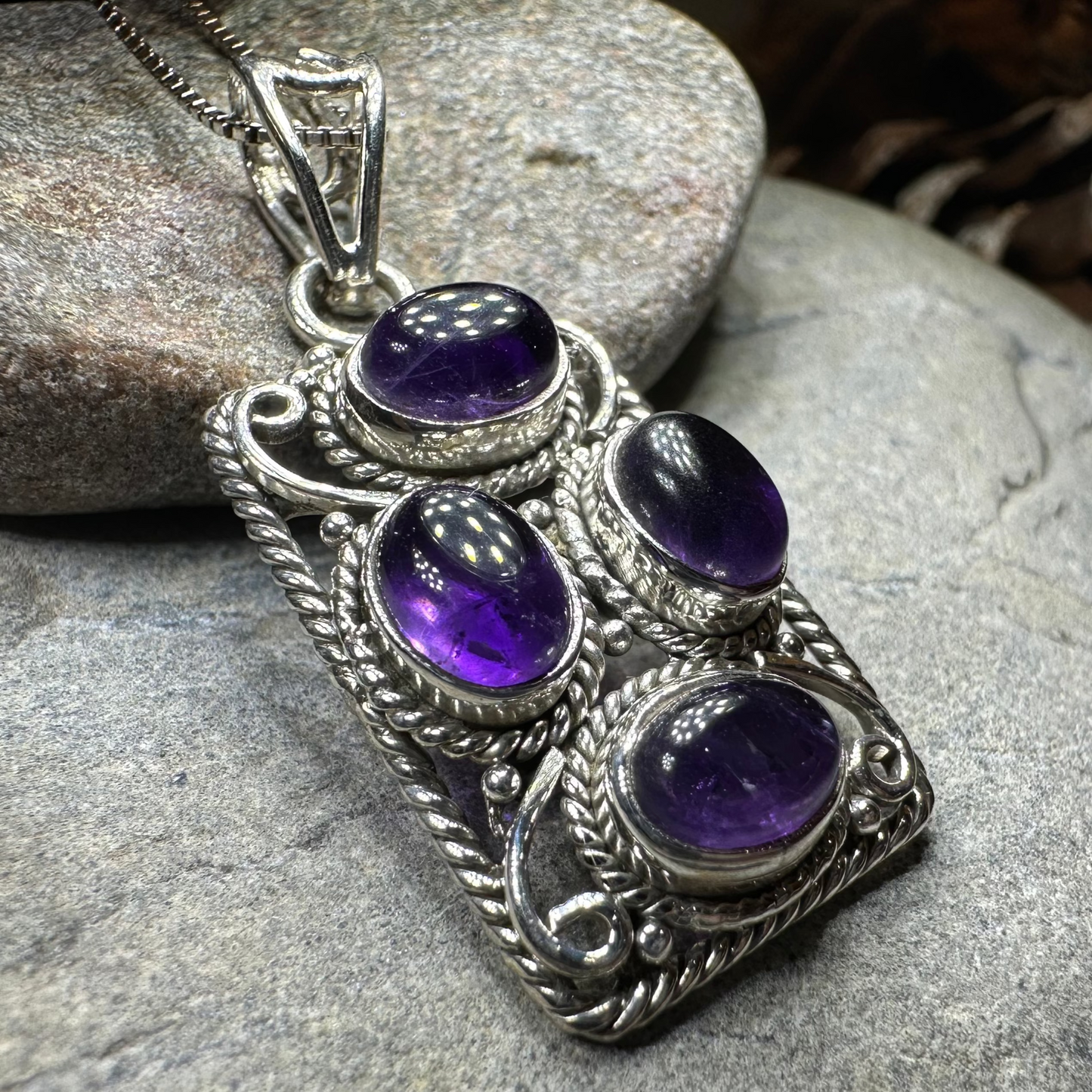 Regent Celtic Amethyst Necklace