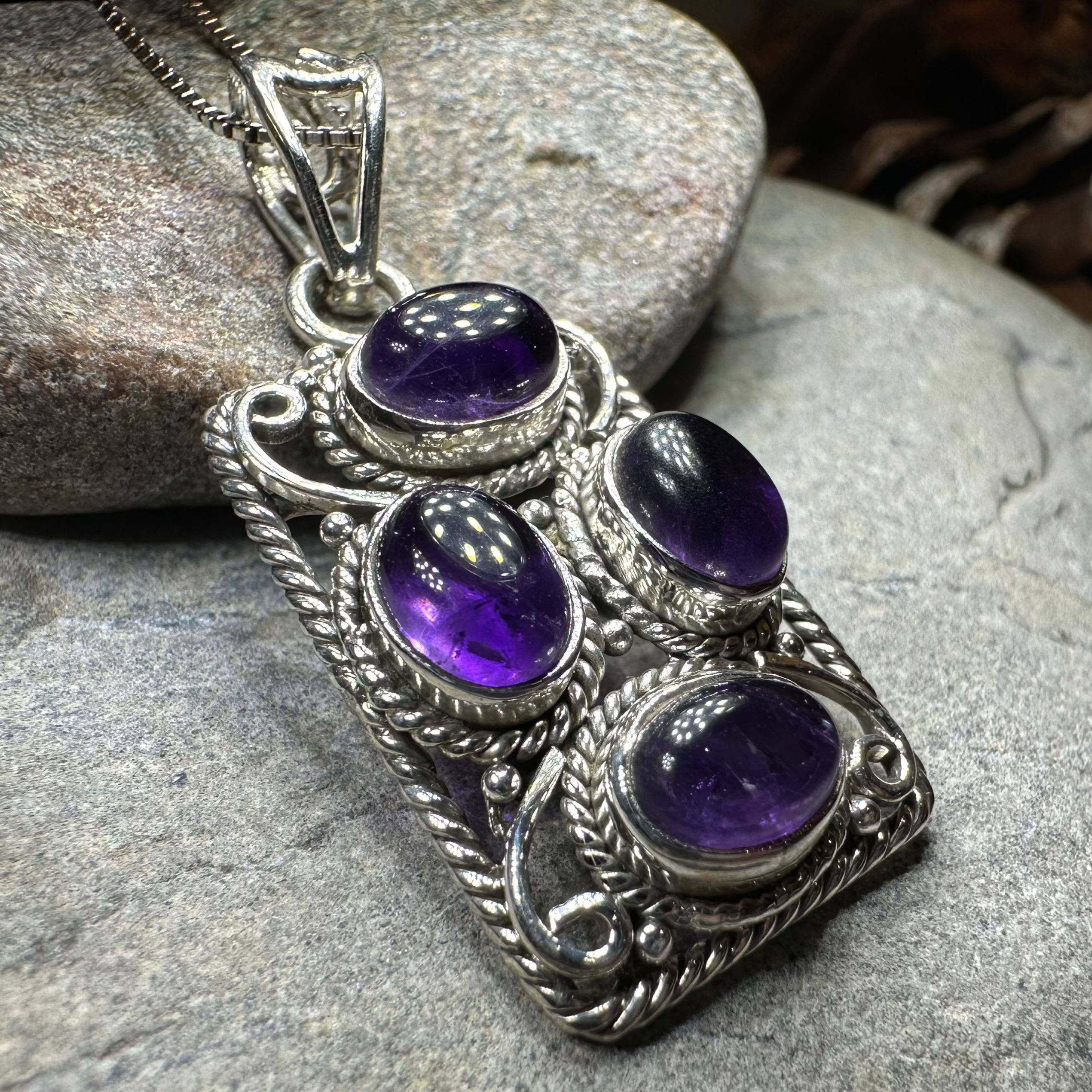 Regent Celtic Amethyst Necklace