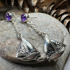 Celtic Sailboat Earrings