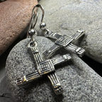 Ballyfarnan Saint Bridget's Cross Earrings