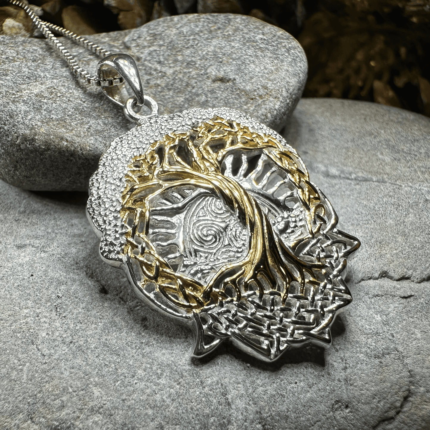 Celtic Dawn Tree of Life Necklace - 18