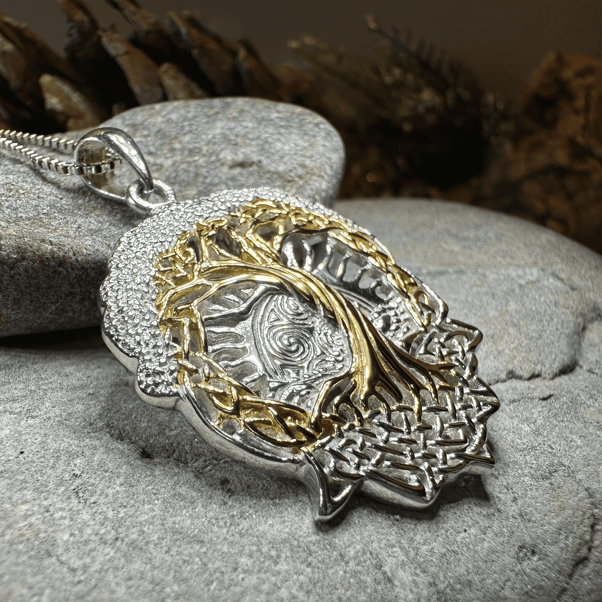 Celtic Dawn Tree of Life Necklace - 18