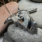 Birget Celtic Raven Necklace