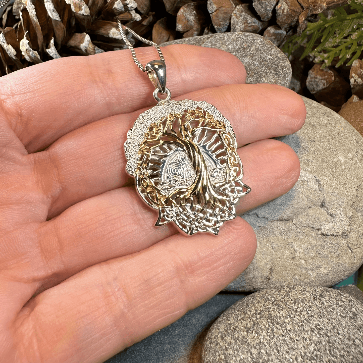 Celtic Dawn Tree of Life Necklace - 18