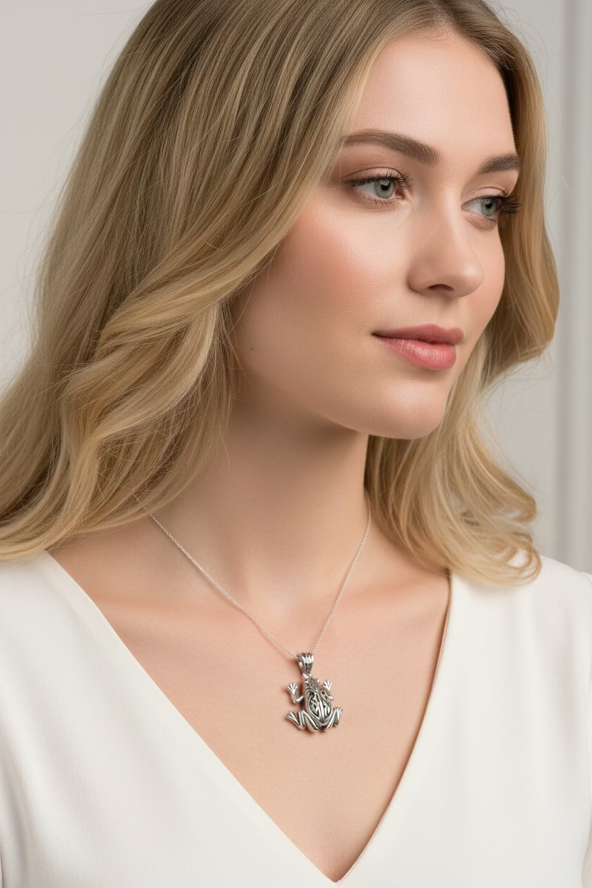 Celtic Frog Necklace
