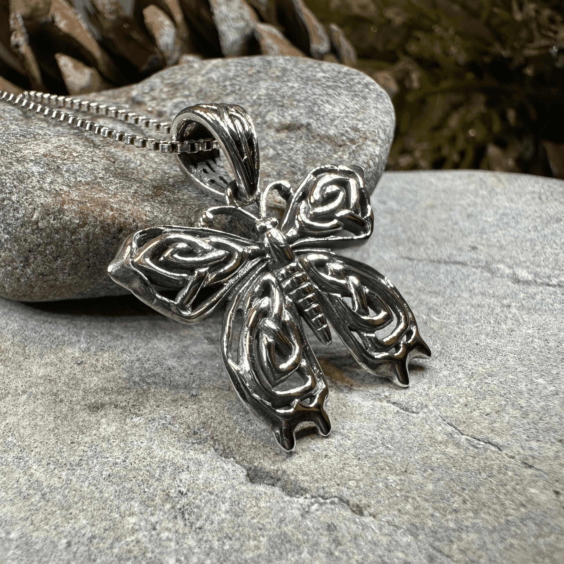Azaria Celtic Butterfly Necklace - 18