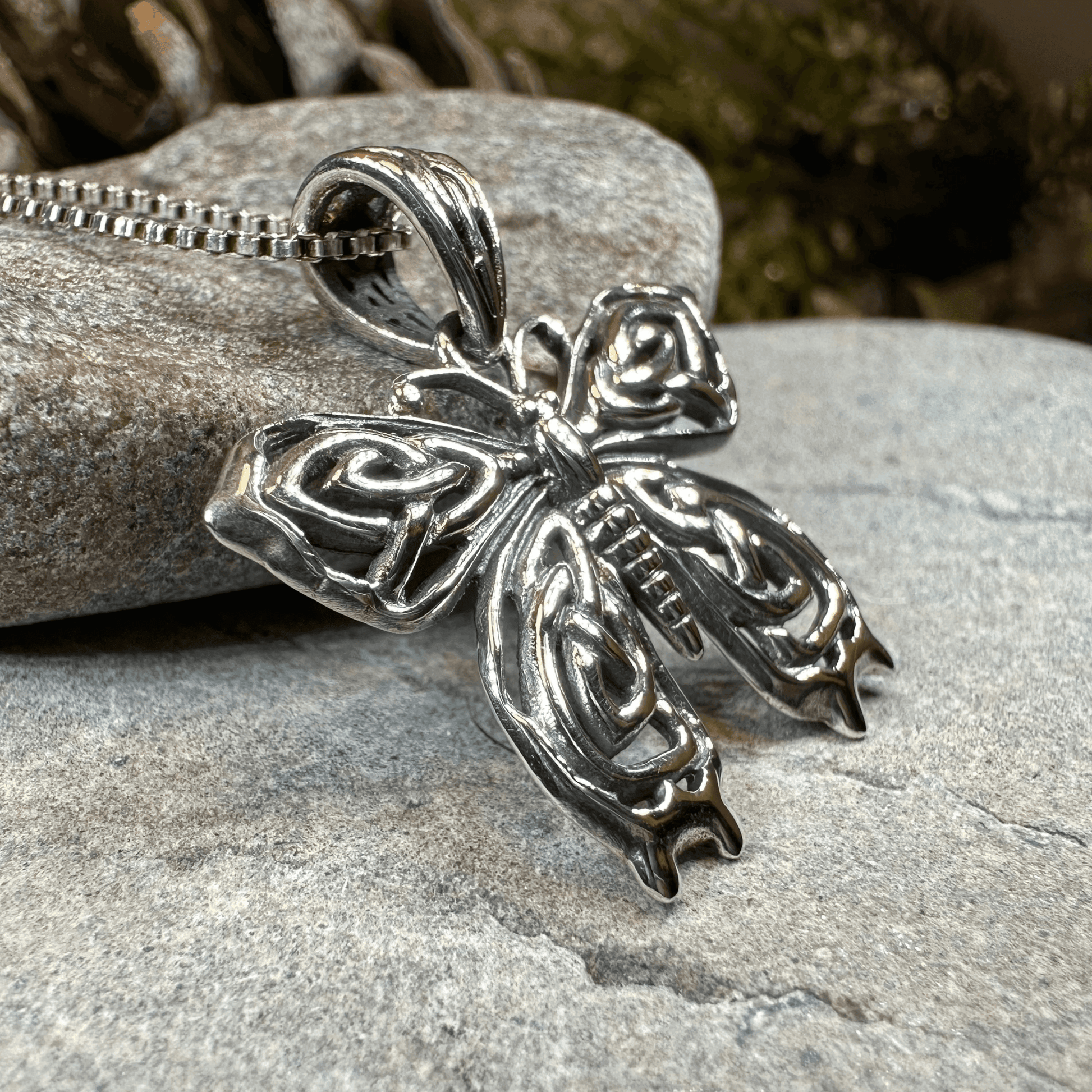Azaria Celtic Butterfly Necklace - 18