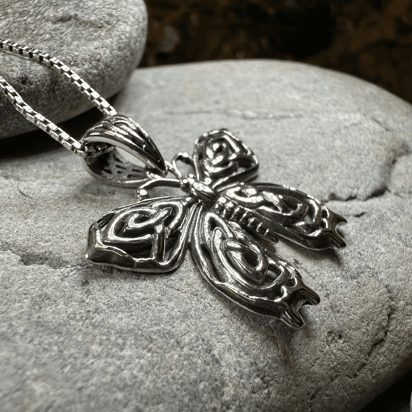 Azaria Celtic Butterfly Necklace - 18