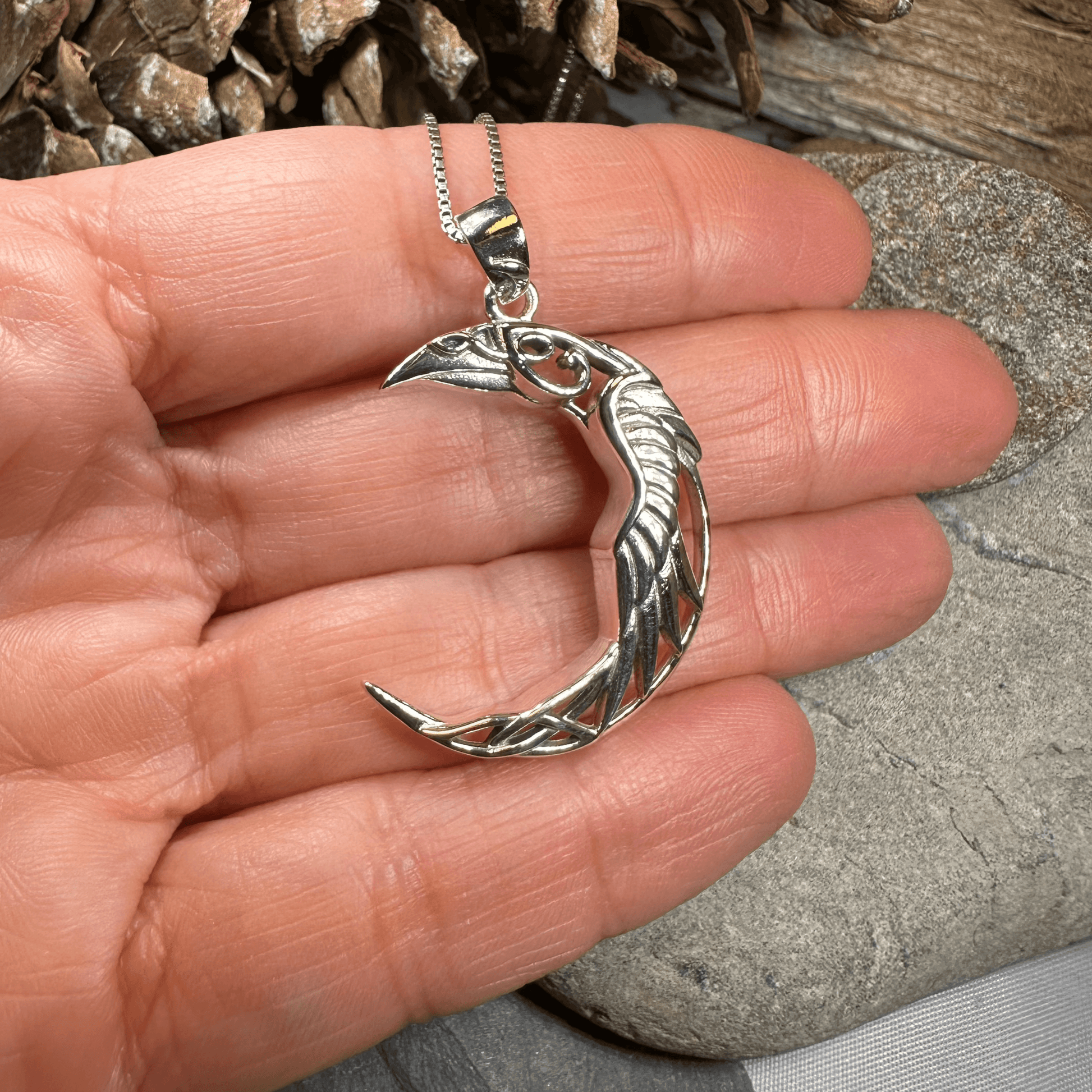 Raven Moon Necklace - 