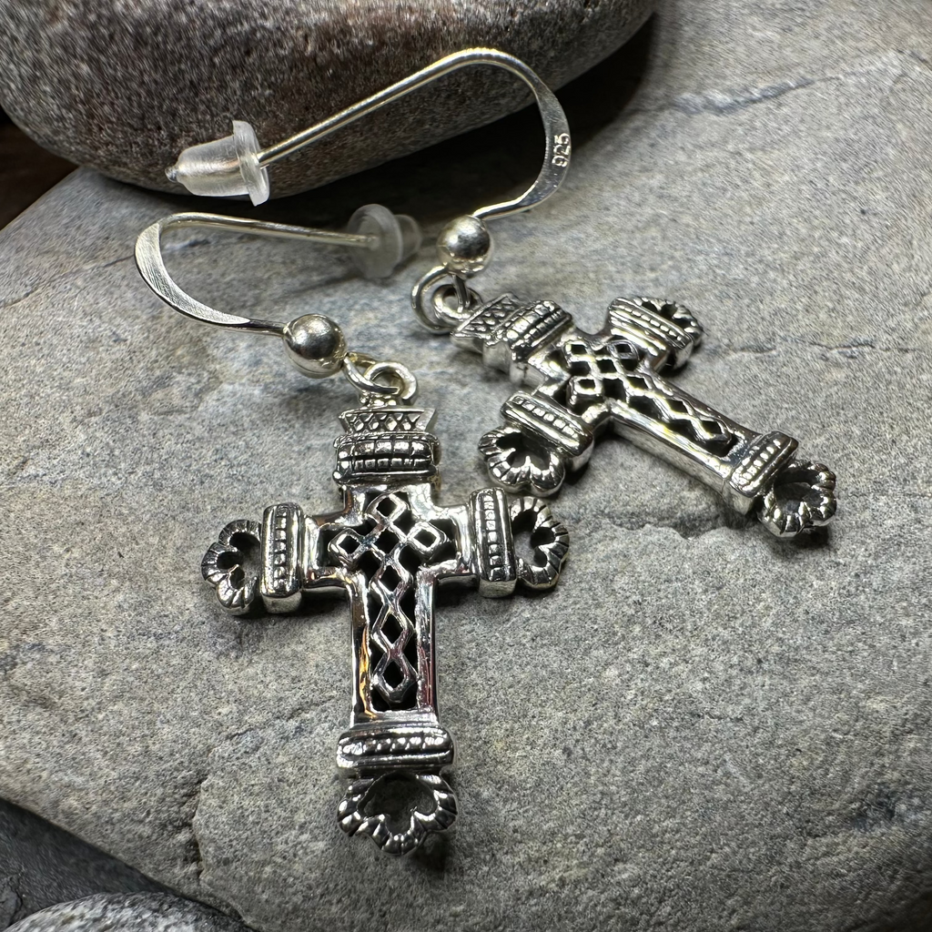 Celtic Cross Earrings
