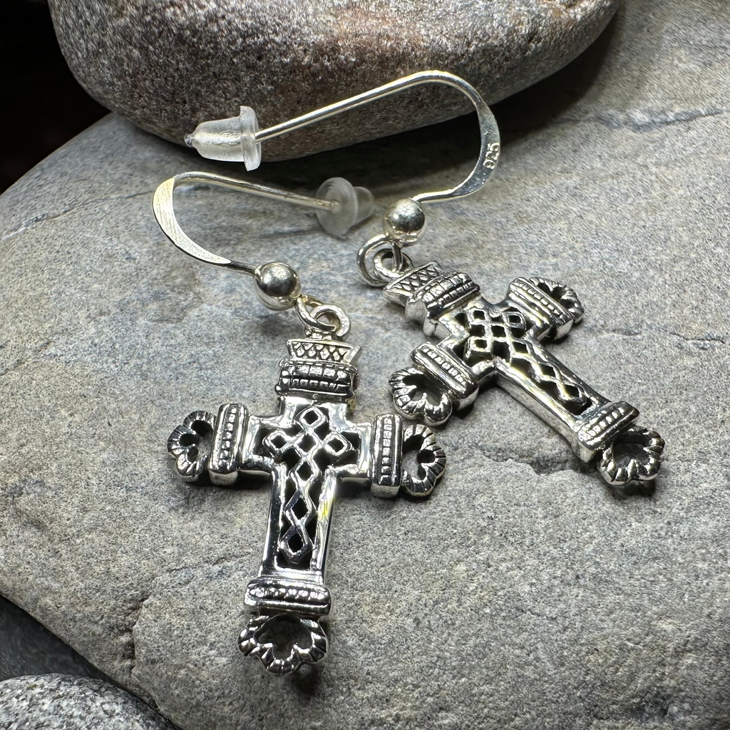 Celtic Cross Earrings