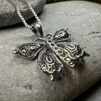 Rainbow Butterfly Necklace