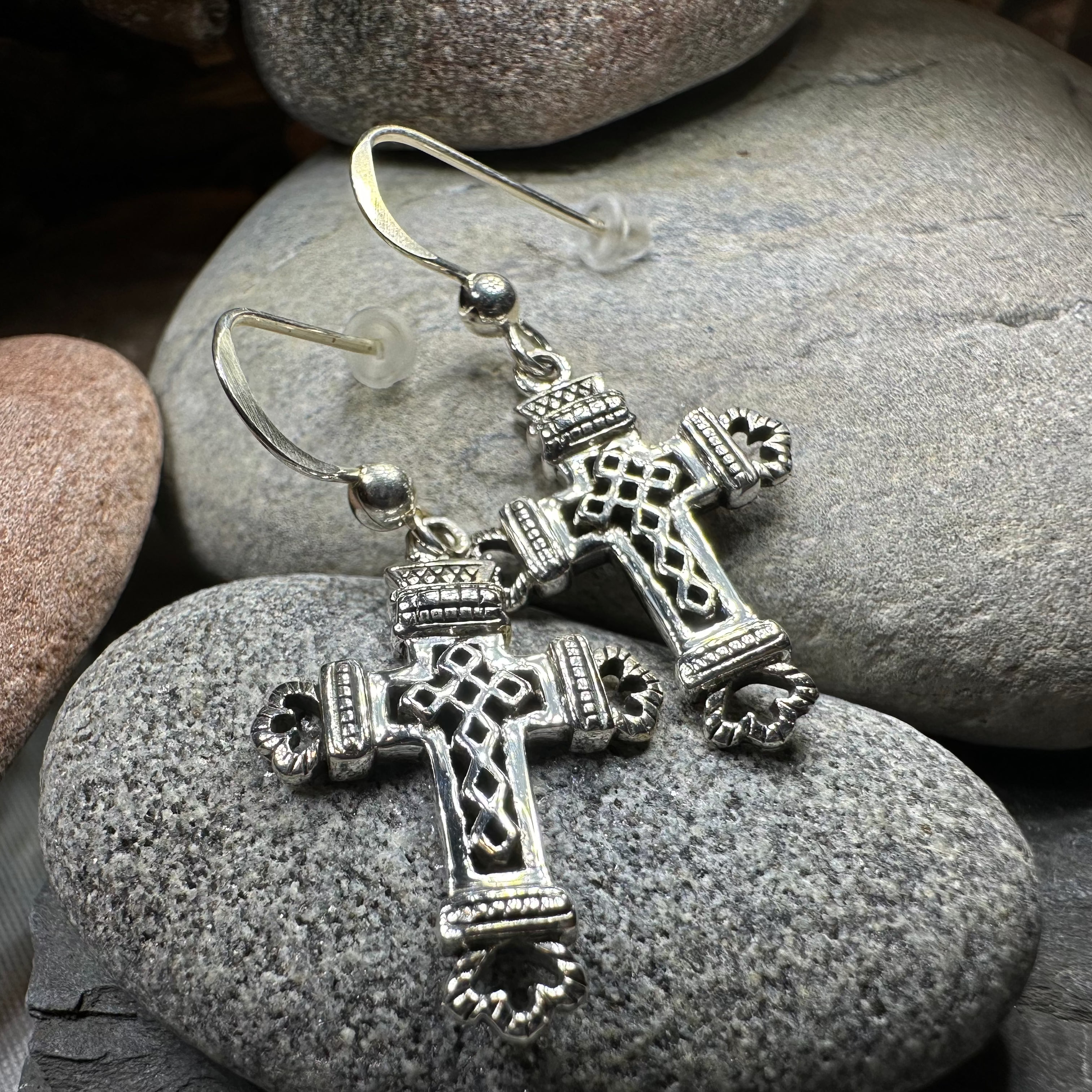 Celtic Cross Earrings
