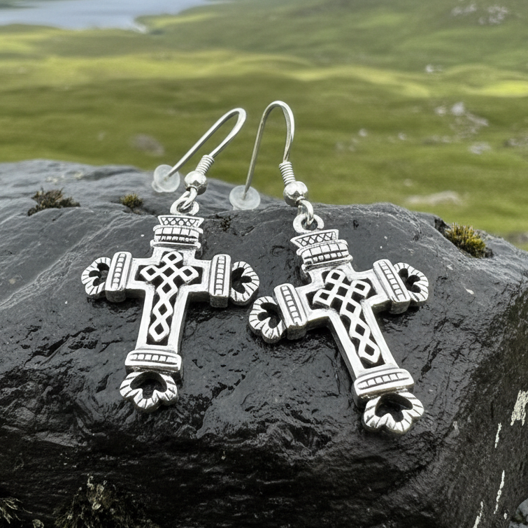 Celtic Cross Earrings