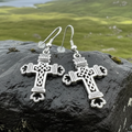 Celtic Cross Earrings