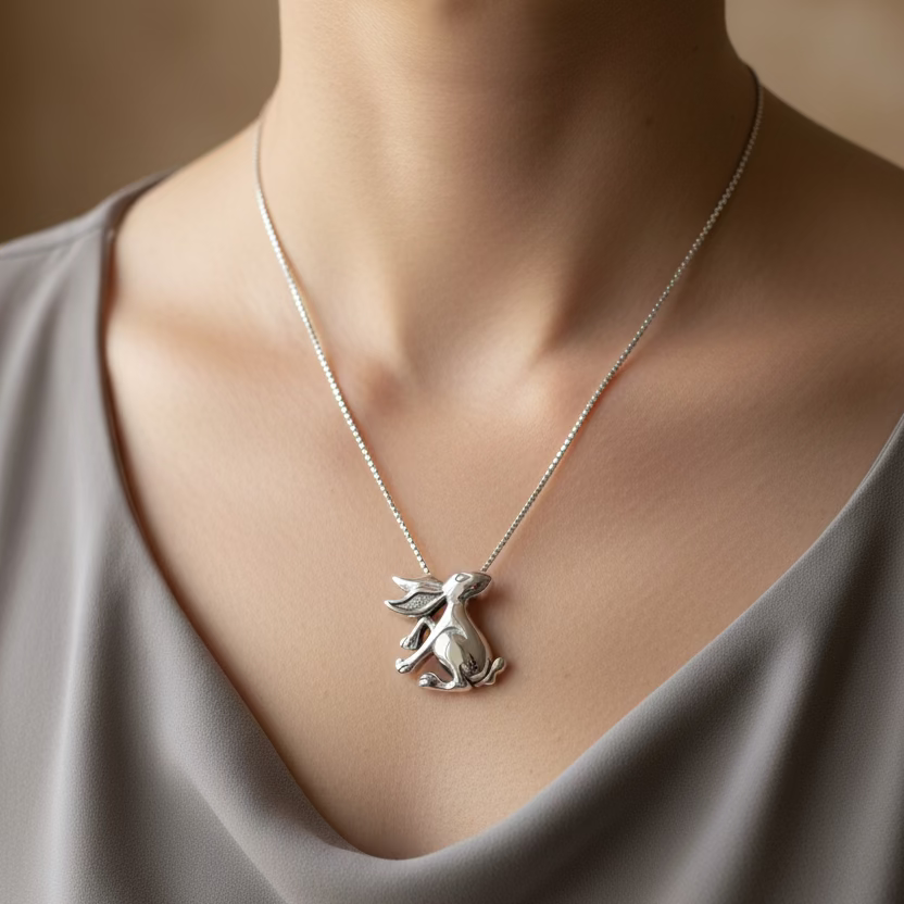 Willow Rabbit Necklace