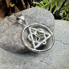 Celtic Trinity Knot AA Sobriety Necklace