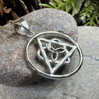Celtic Trinity Knot AA Sobriety Necklace