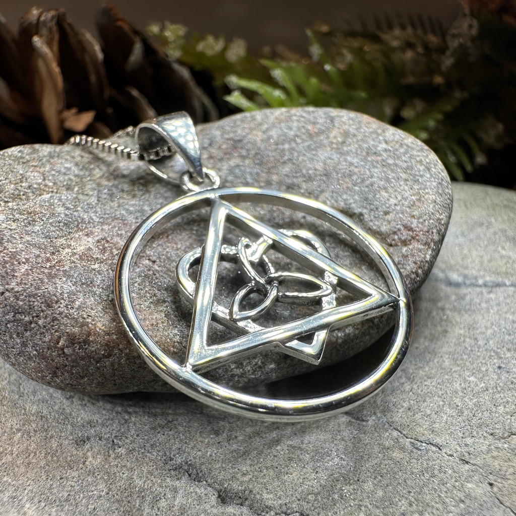Celtic Trinity Knot AA Sobriety Necklace
