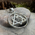Celtic Trinity Knot AA Sobriety Necklace