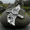 Oryx Celtic Raven Necklace