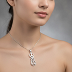 Peace, Love, & Sobriety AA Necklace